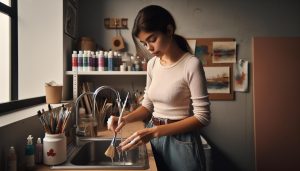 How Do You Clean Paint Brushes with Acrylic Paint Properly