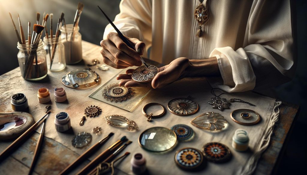 How To Use Acrylics: Transform Glass Into Wearable Art