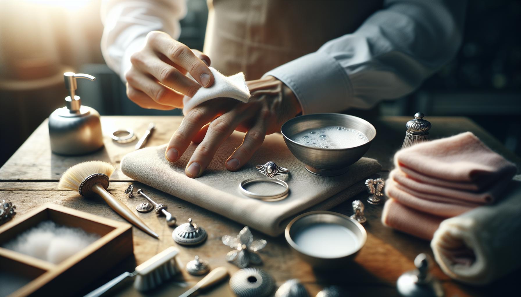 Step-by-Step Guide to Cleaning Silver Jewellery