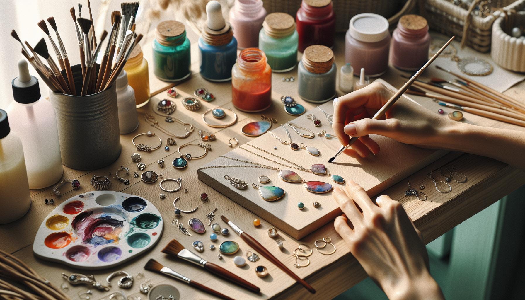 The Benefits of Using Acrylic Paint in Jewelry Making