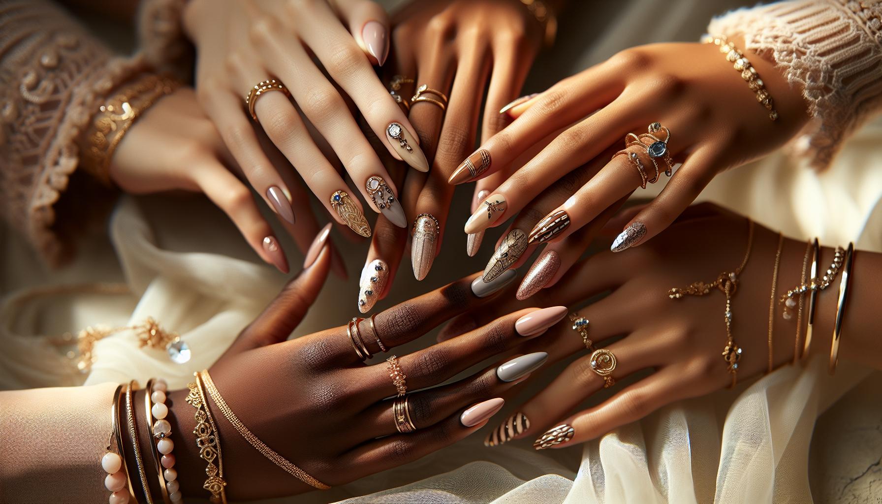 Nail Art Ideas for Jewelry Lovers