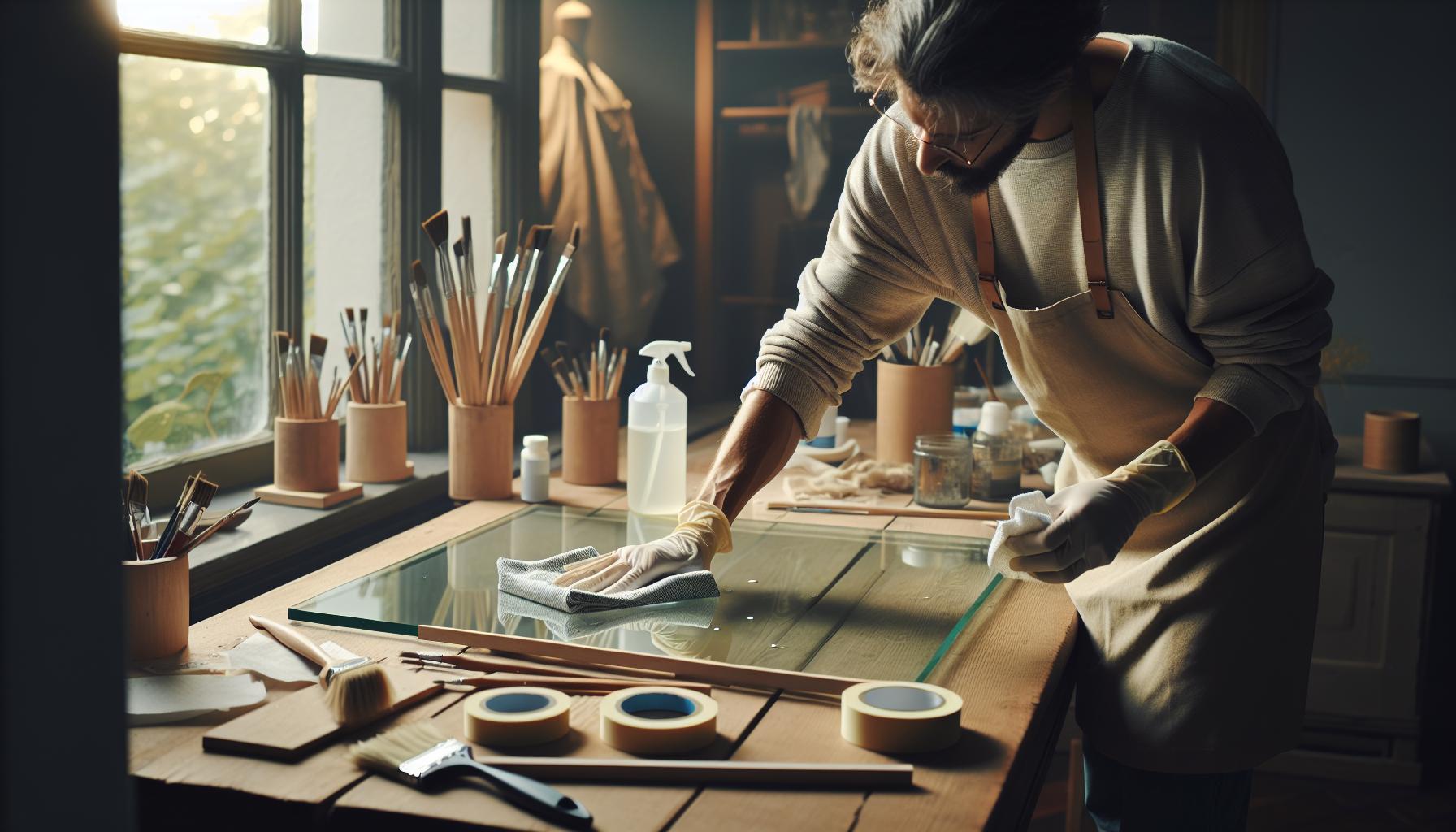 Step-by-Step Guide to Preparing Glass for Painting