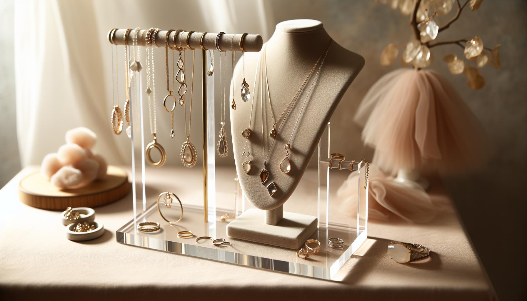 Creative Ideas for Displaying Jewelry with Acrylic