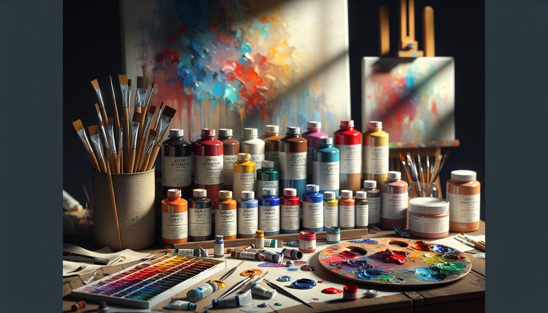 Different Types of Acrylic Colours Explained