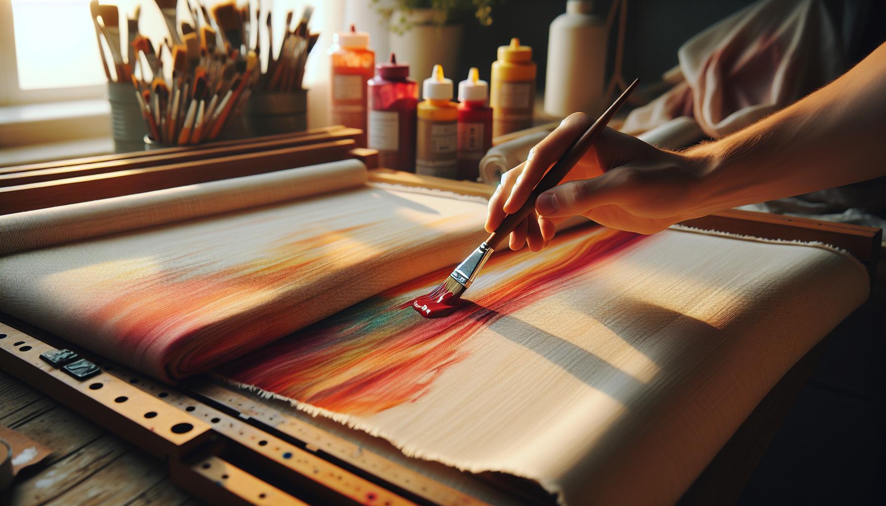 Understanding the Compatibility of Acrylic Paint and Fabric