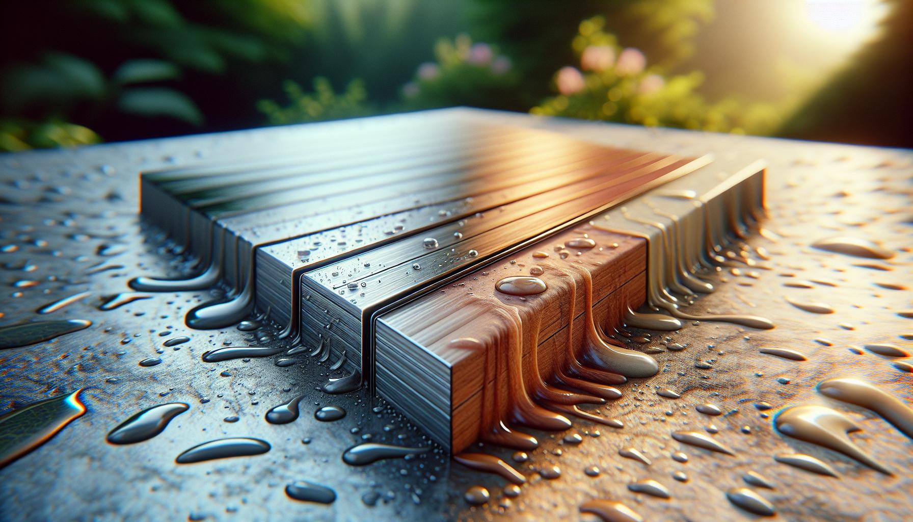Impact of Water Exposure on Different Finishes