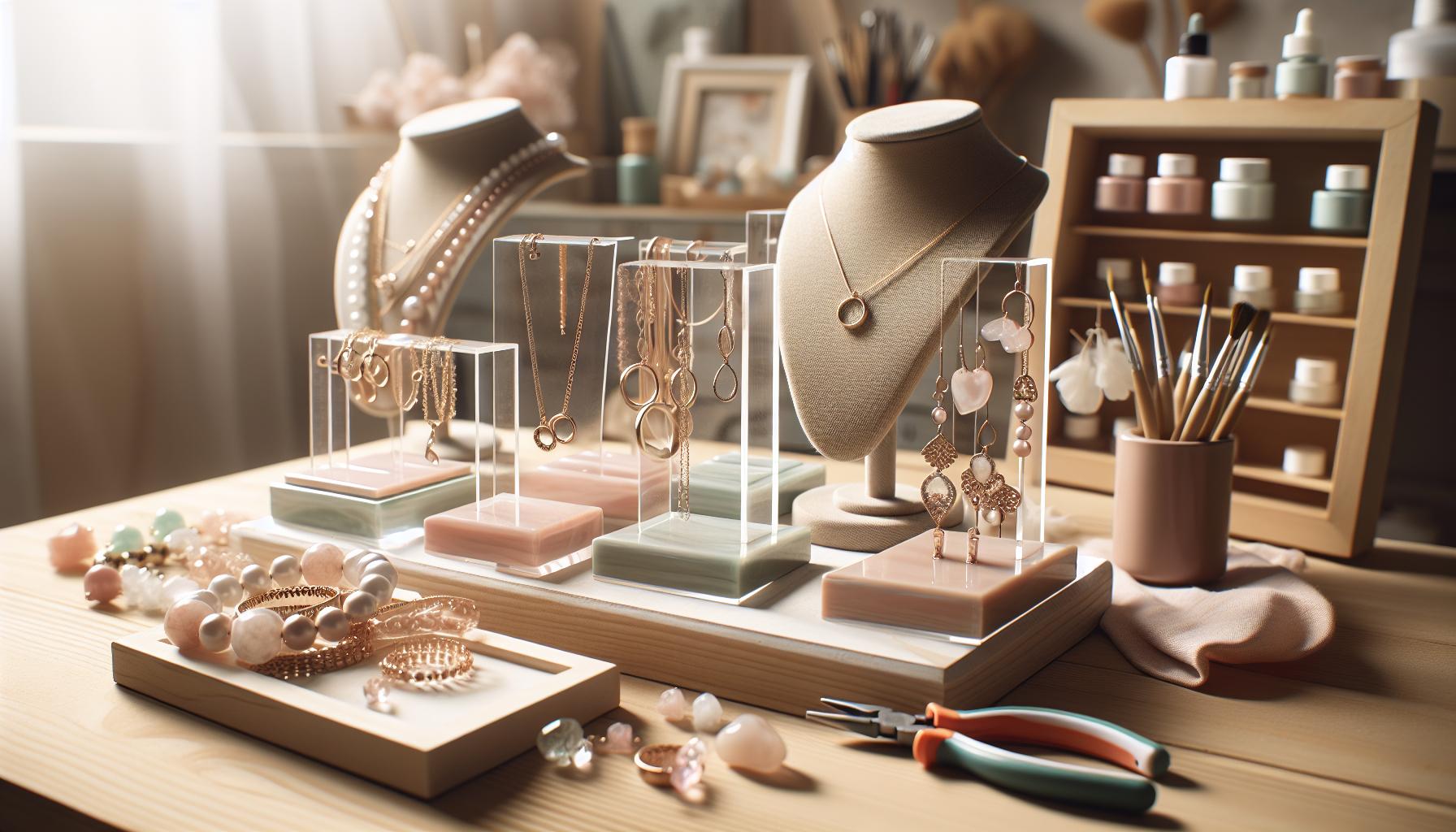 Creative DIY Jewelry Display Ideas with Acrylic