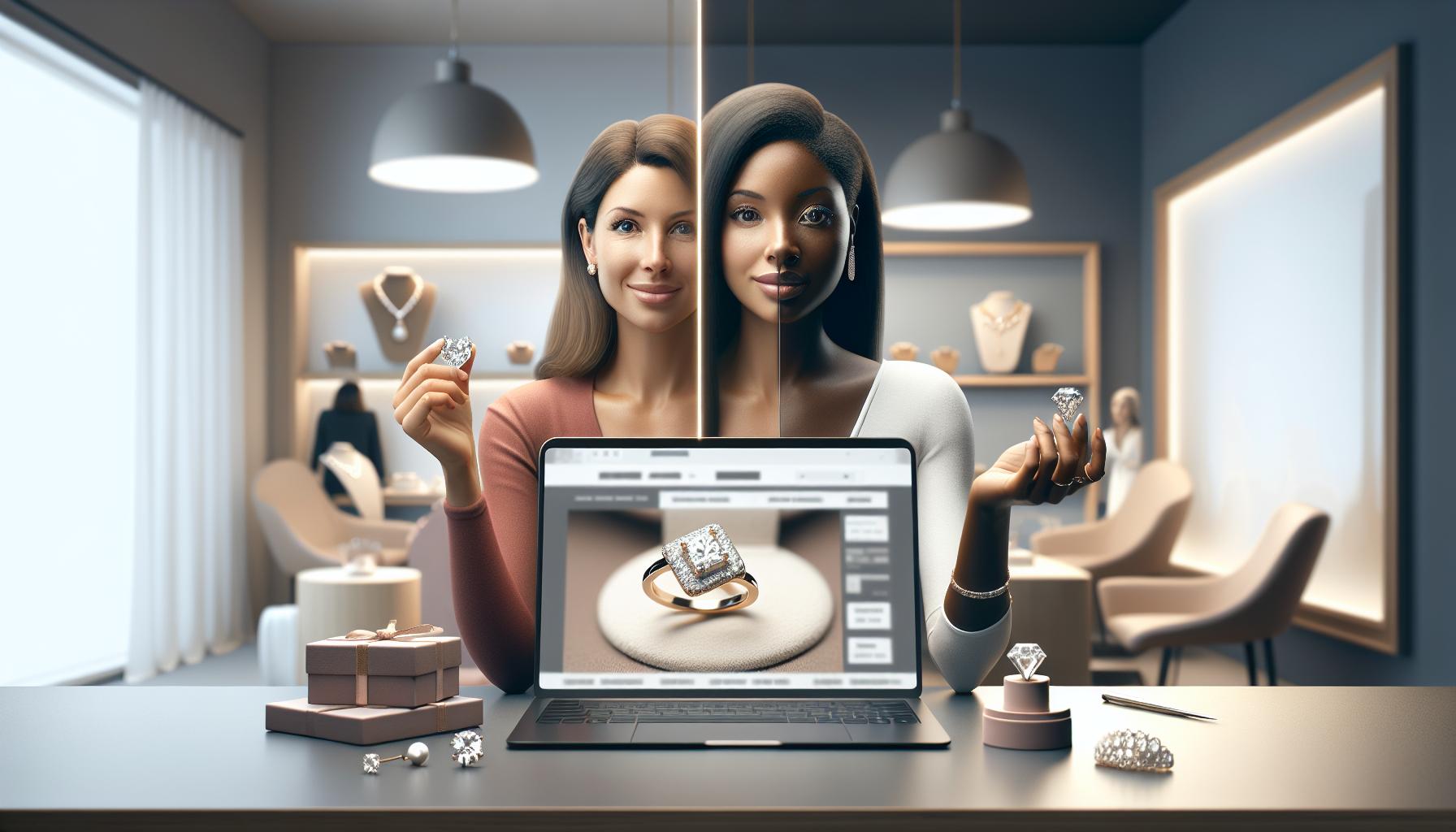 Where to Buy Diamond Stud Earrings: Online vs. In-Store