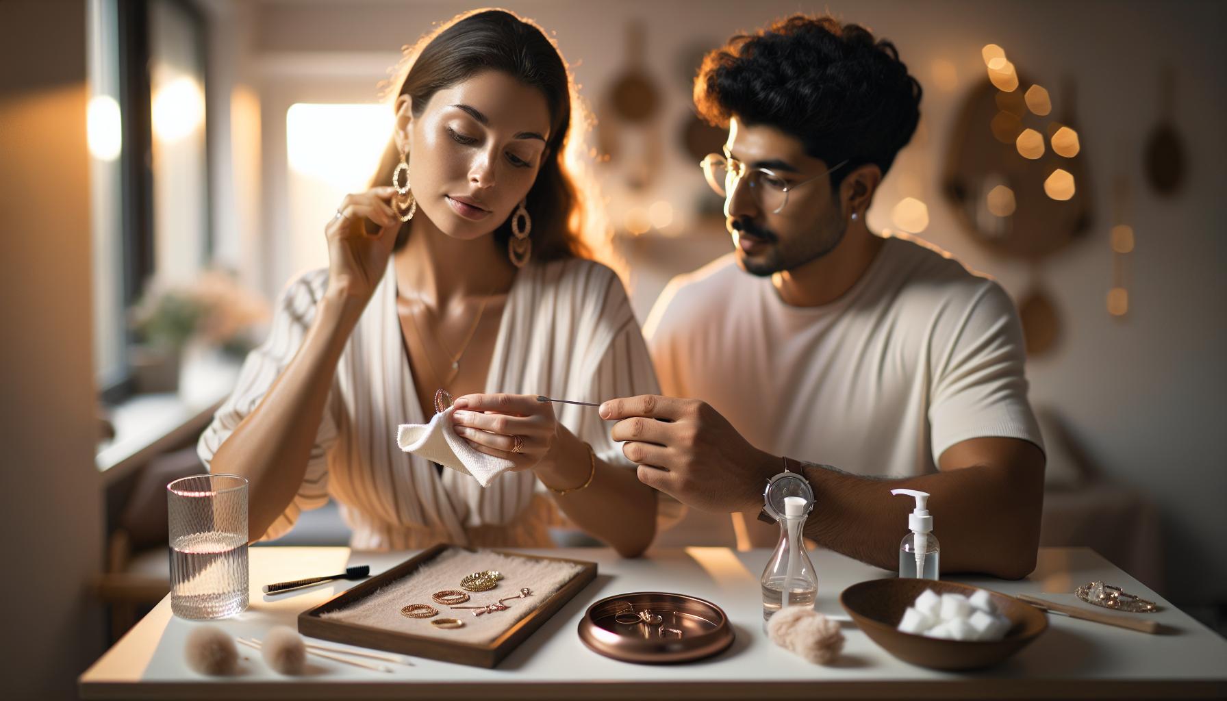 How to Clean Earrings Properly After Removal