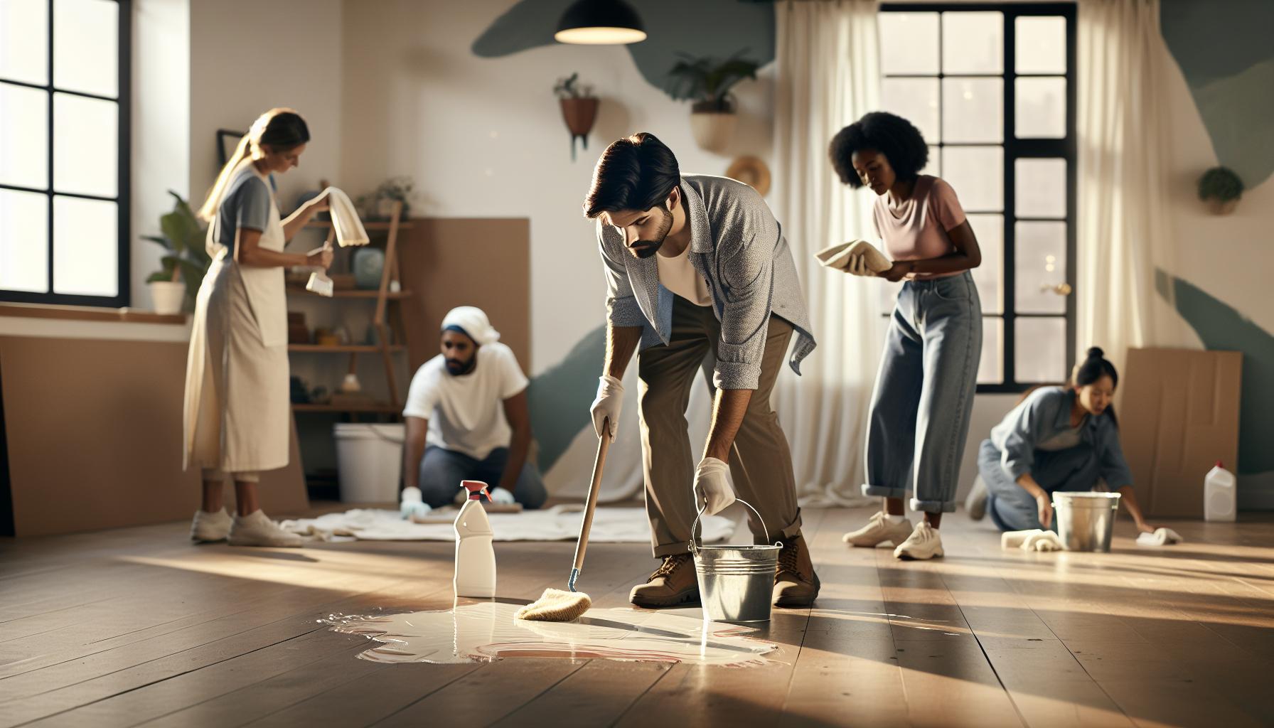 Immediate Steps to Take After a Paint Spill