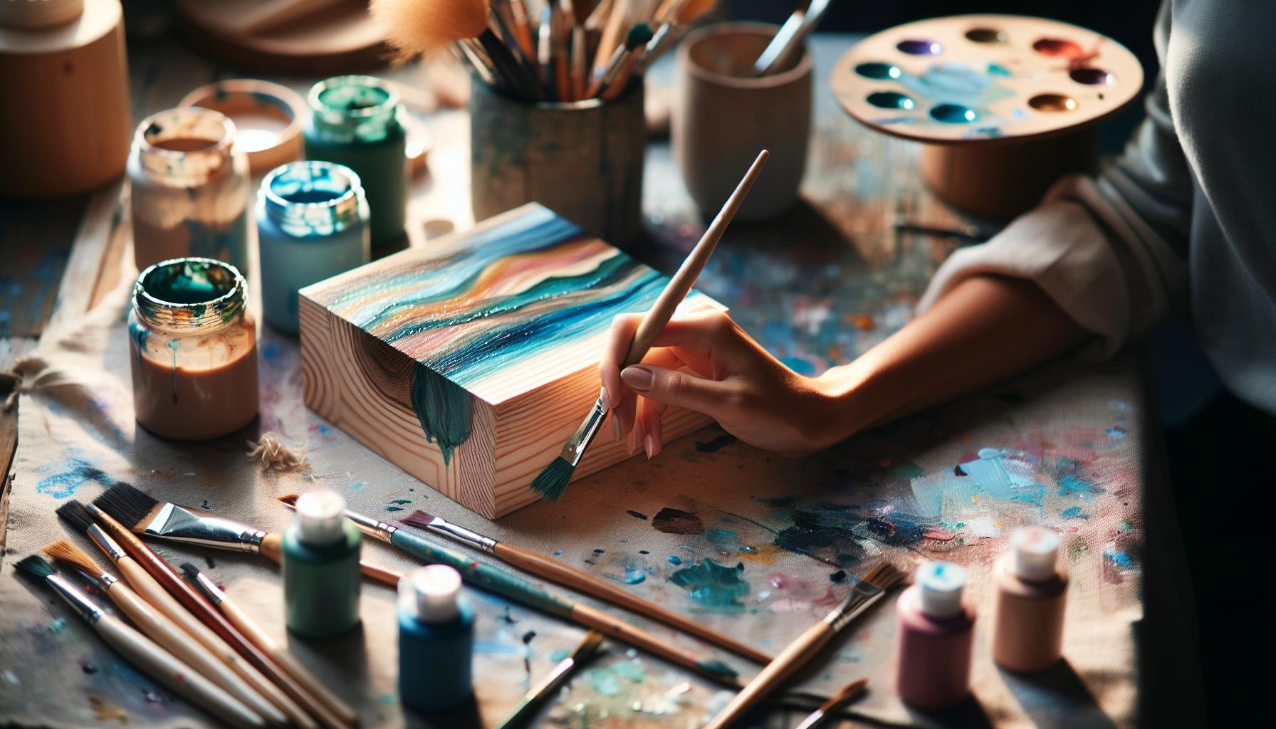 Can Acrylic Paint Be Used on Wood? Exploring Material Interactions