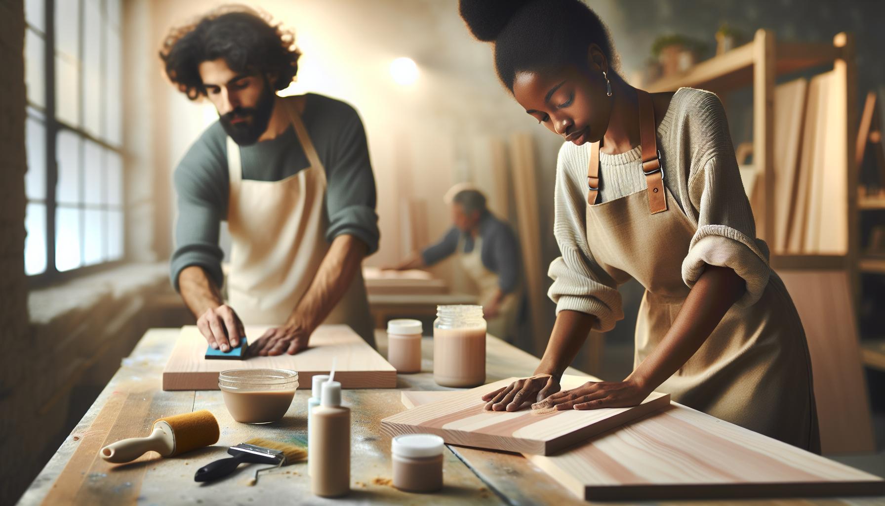 Preparing Wood Surfaces for Acrylic Painting Success