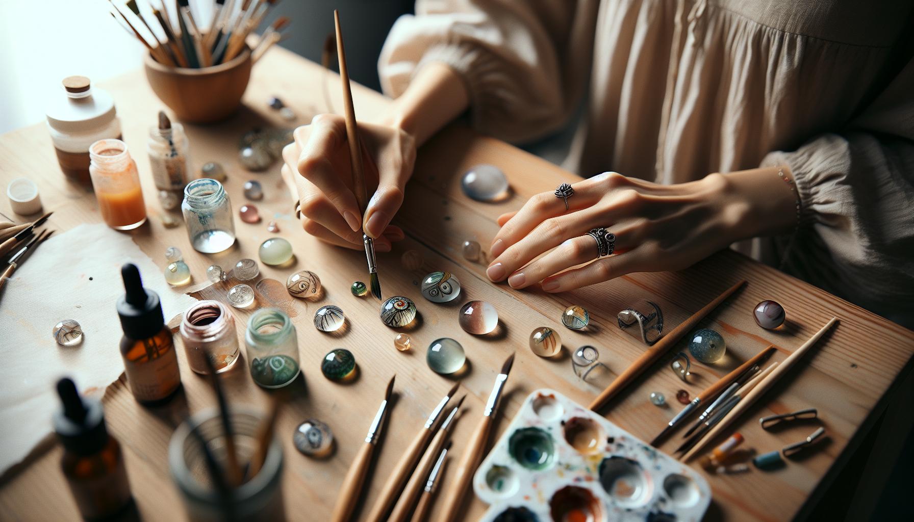 Step-by-Step Guide to Painting Glass Cabochons
