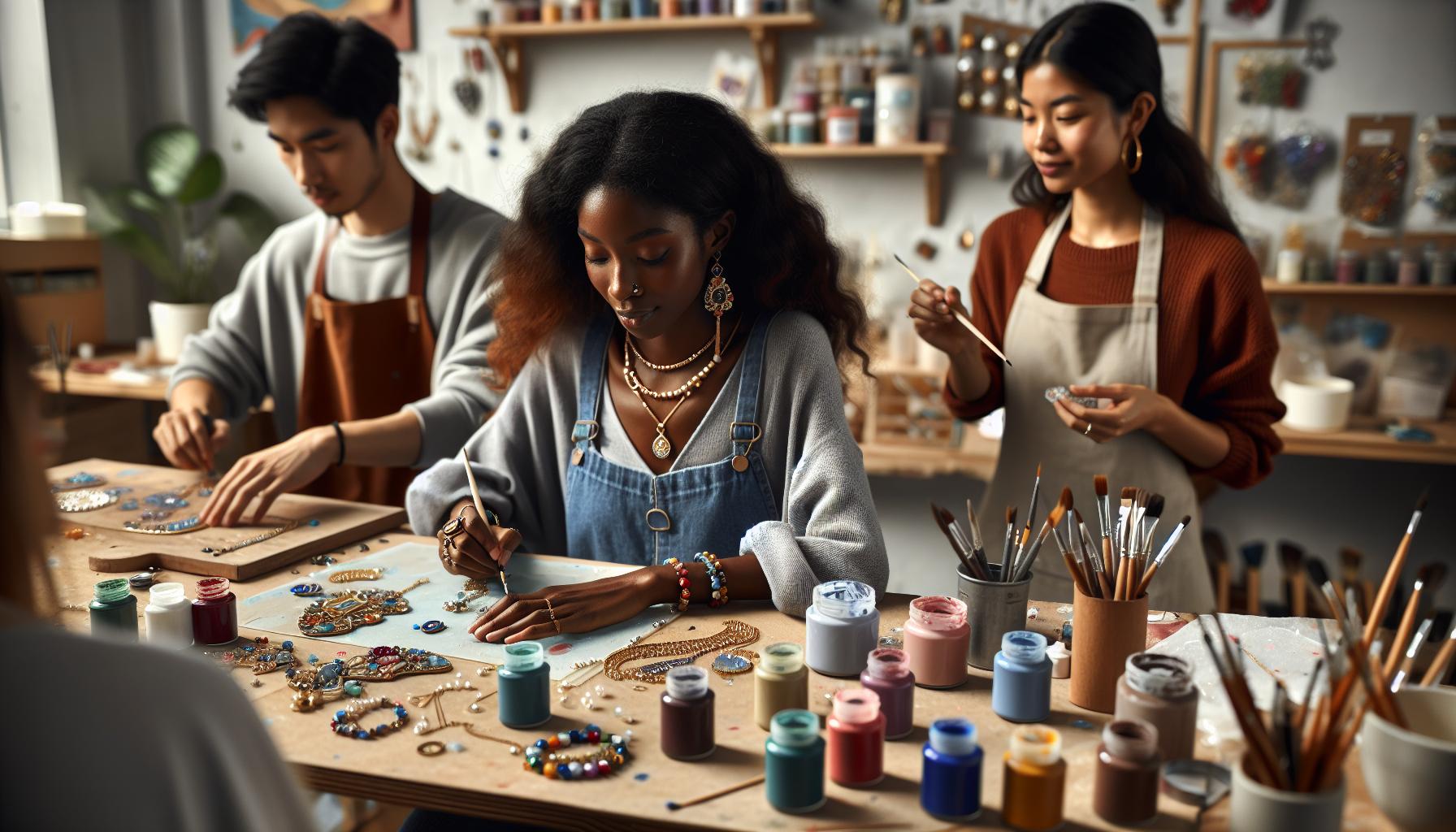 The Benefits of Latex Paint in Jewelry Making