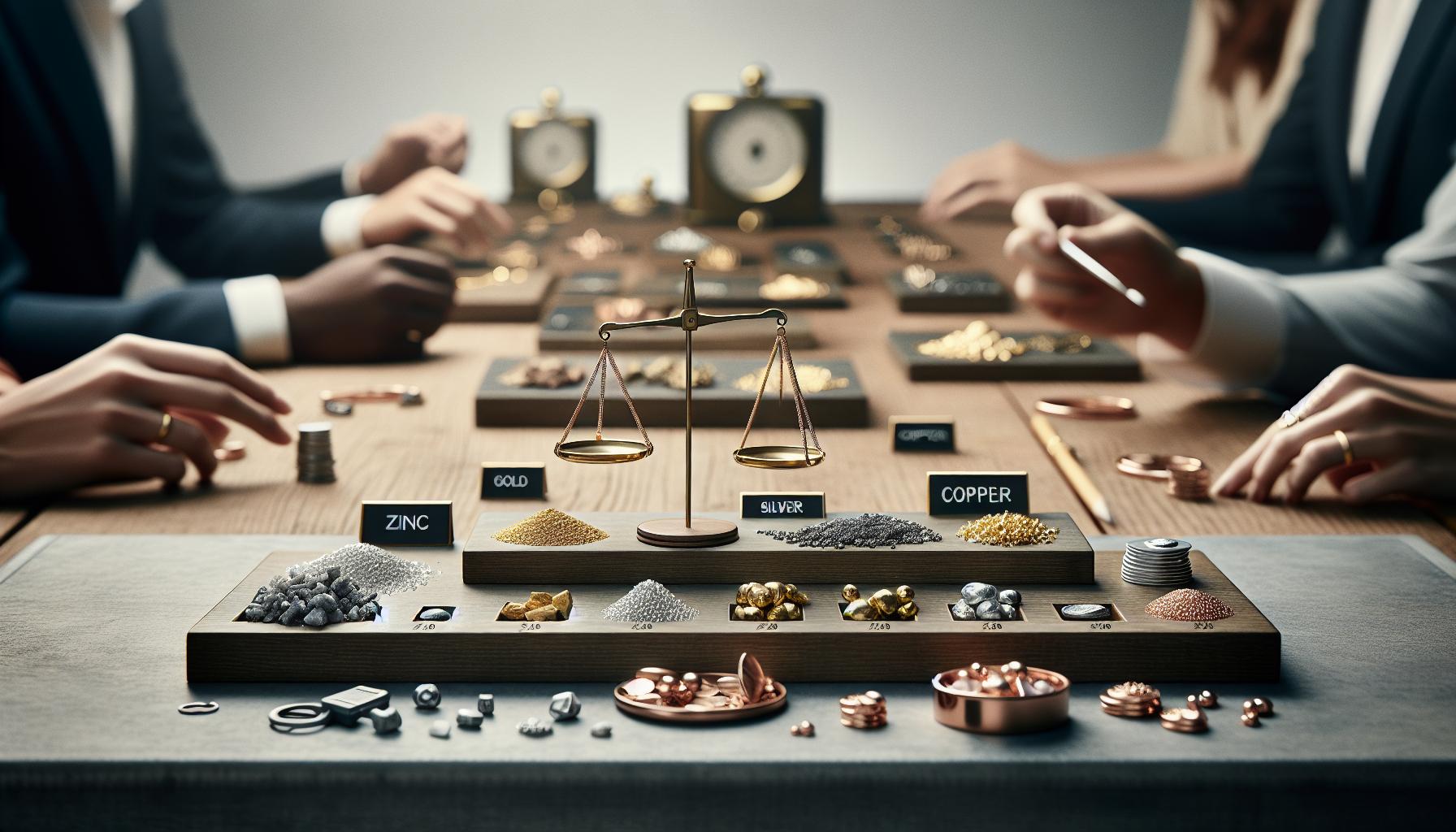 Comparing Zinc with Other Jewellery Metals