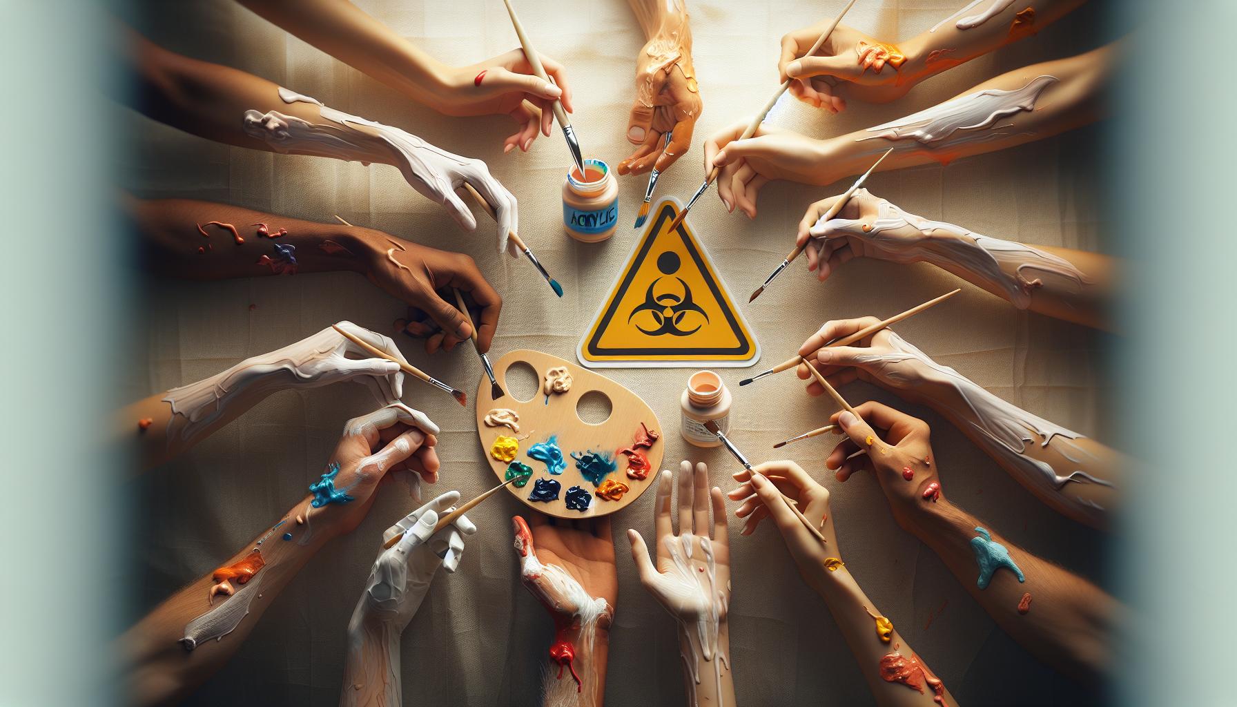 Understanding the Risks of Acrylic Paint on Skin