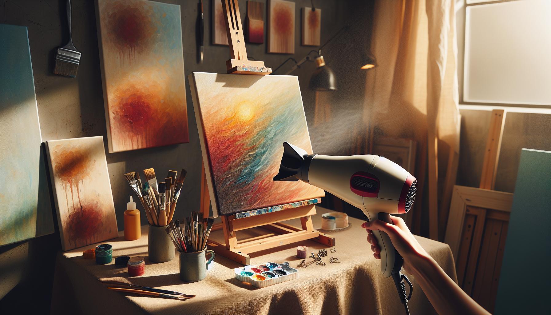 Techniques to Speed Up Acrylic Paint Drying