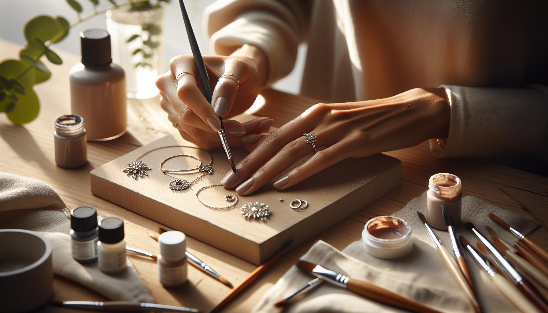 Essential Tips for Applying Acrylic Paint on Jewelry