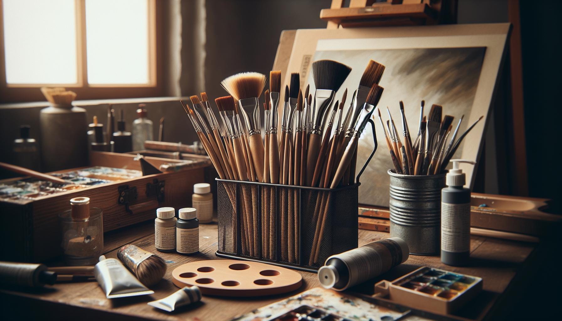 How to Store Acrylic Brushes for Longevity
